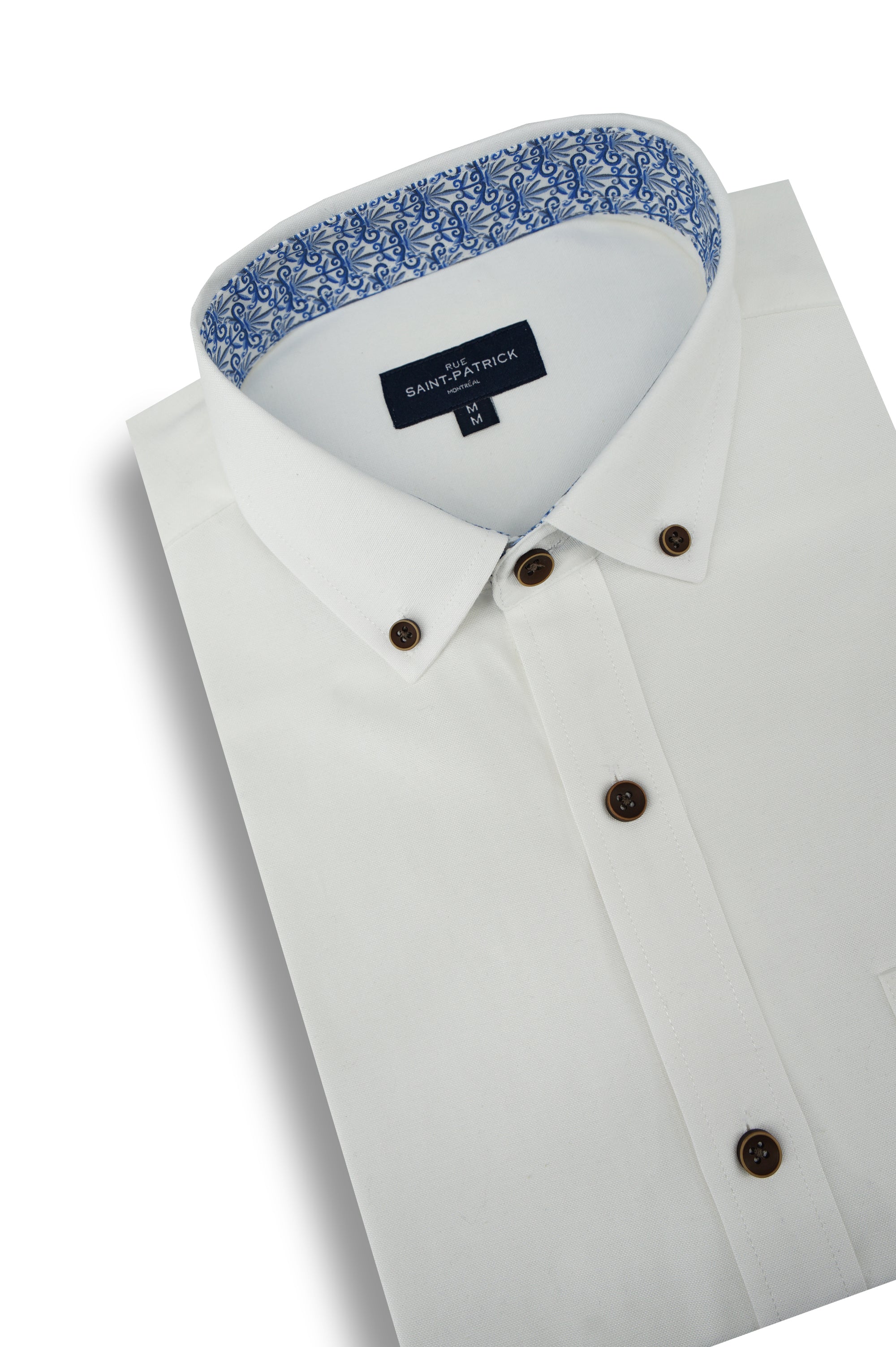Reims Easy-Care Shirt in White