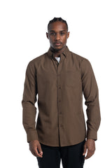 Chemise Orleans Easy Care en caramel