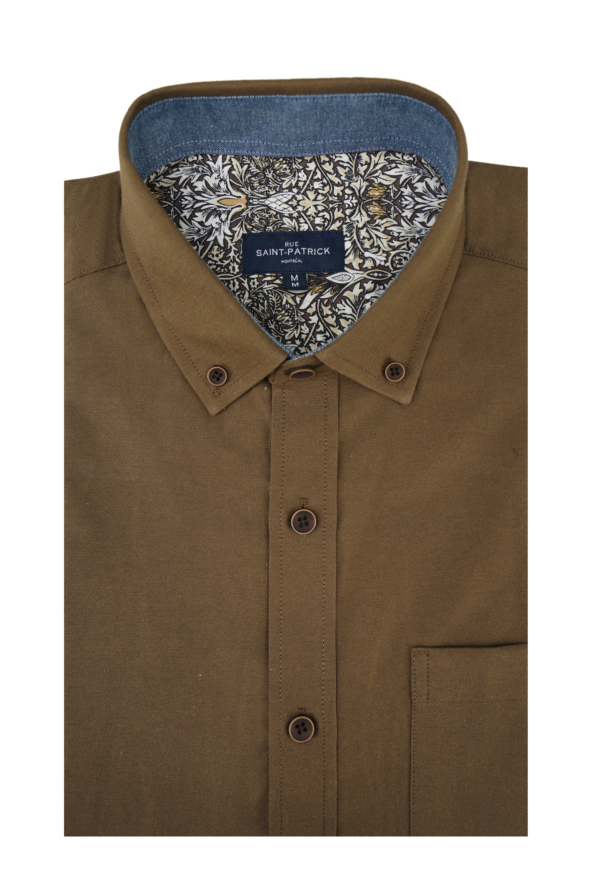 Chemise Orleans Easy Care en caramel