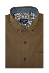 Chemise Orleans Easy Care en caramel