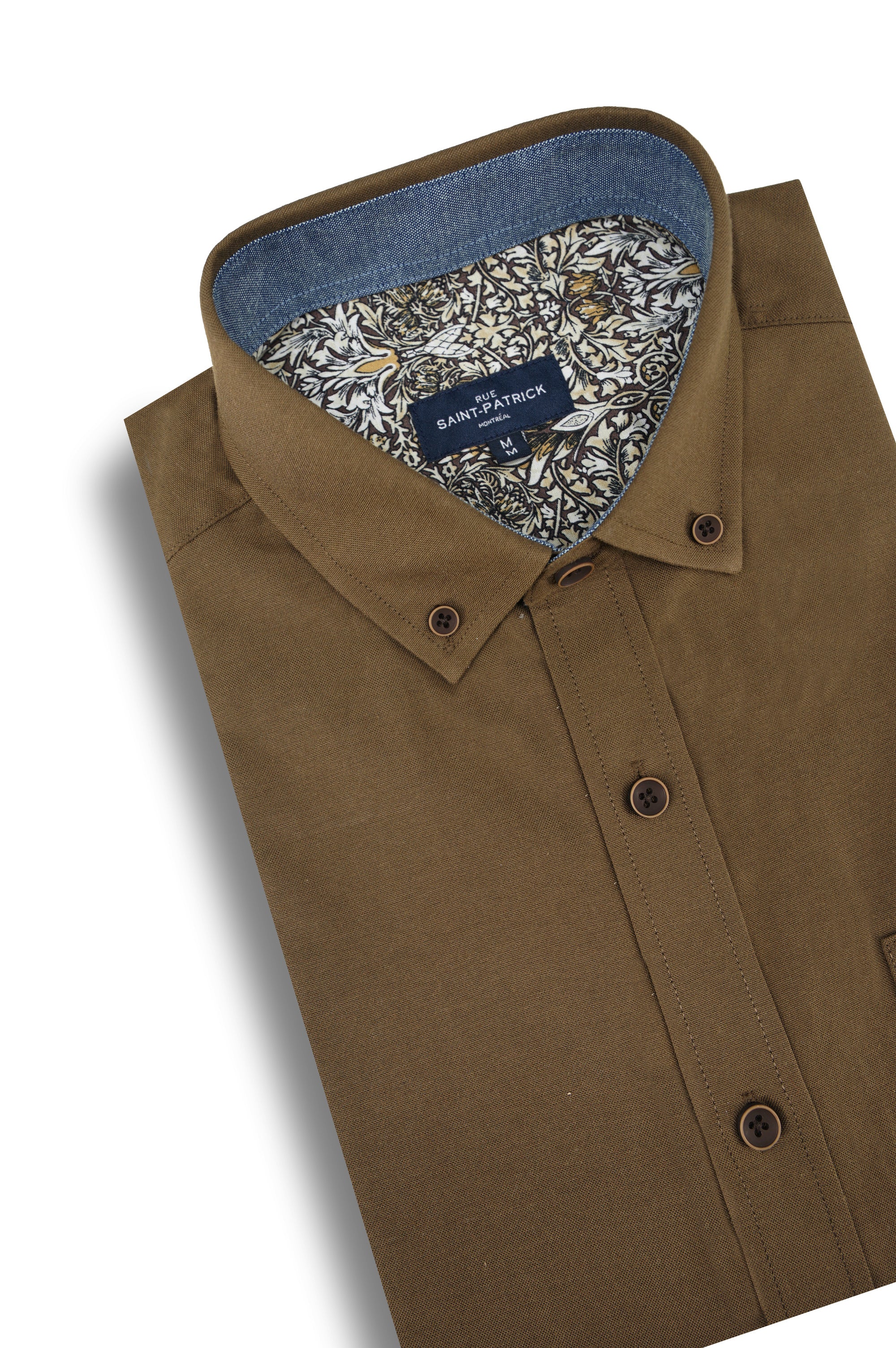 Chemise Orleans Easy Care en caramel