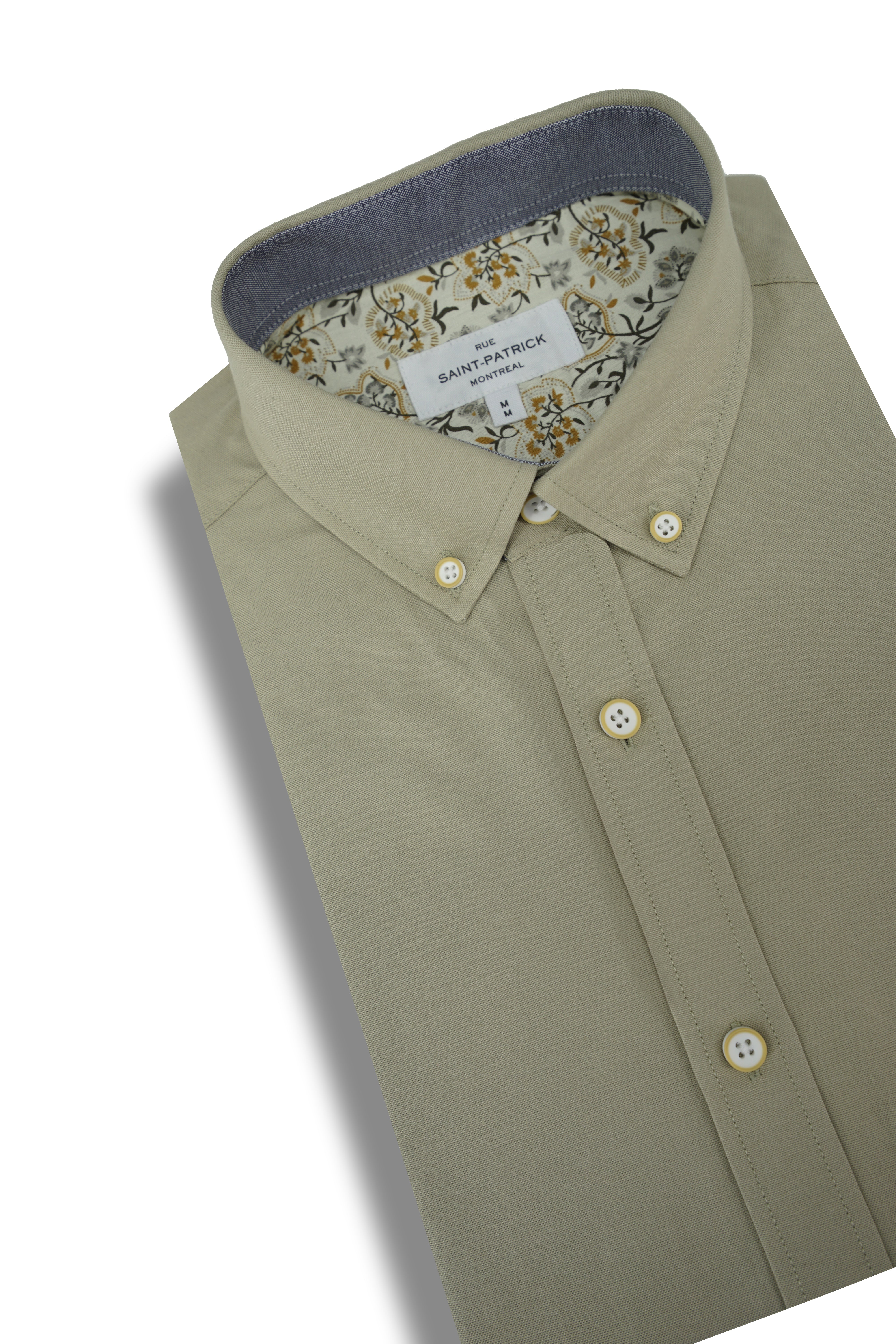Chemise Oxford facile d'entretien Izmir en biscuit