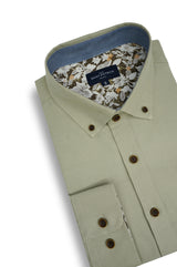 Chemise facile d'entretien Strasbourg en noisette