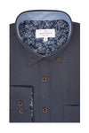 Chemise Limousin Easy Care en bleu nuit