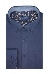 Chemise facile d'entretien Lorimier en bleu nuit