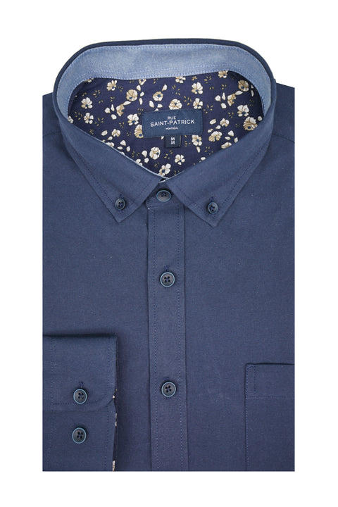 Lorimier Easy-Care Shirt in Midnight Blue