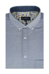Chemise Oxford facile d'entretien Rhodes en gris ardoise