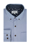 Chemise Oxford facile d'entretien Eastbourne en bleu clair