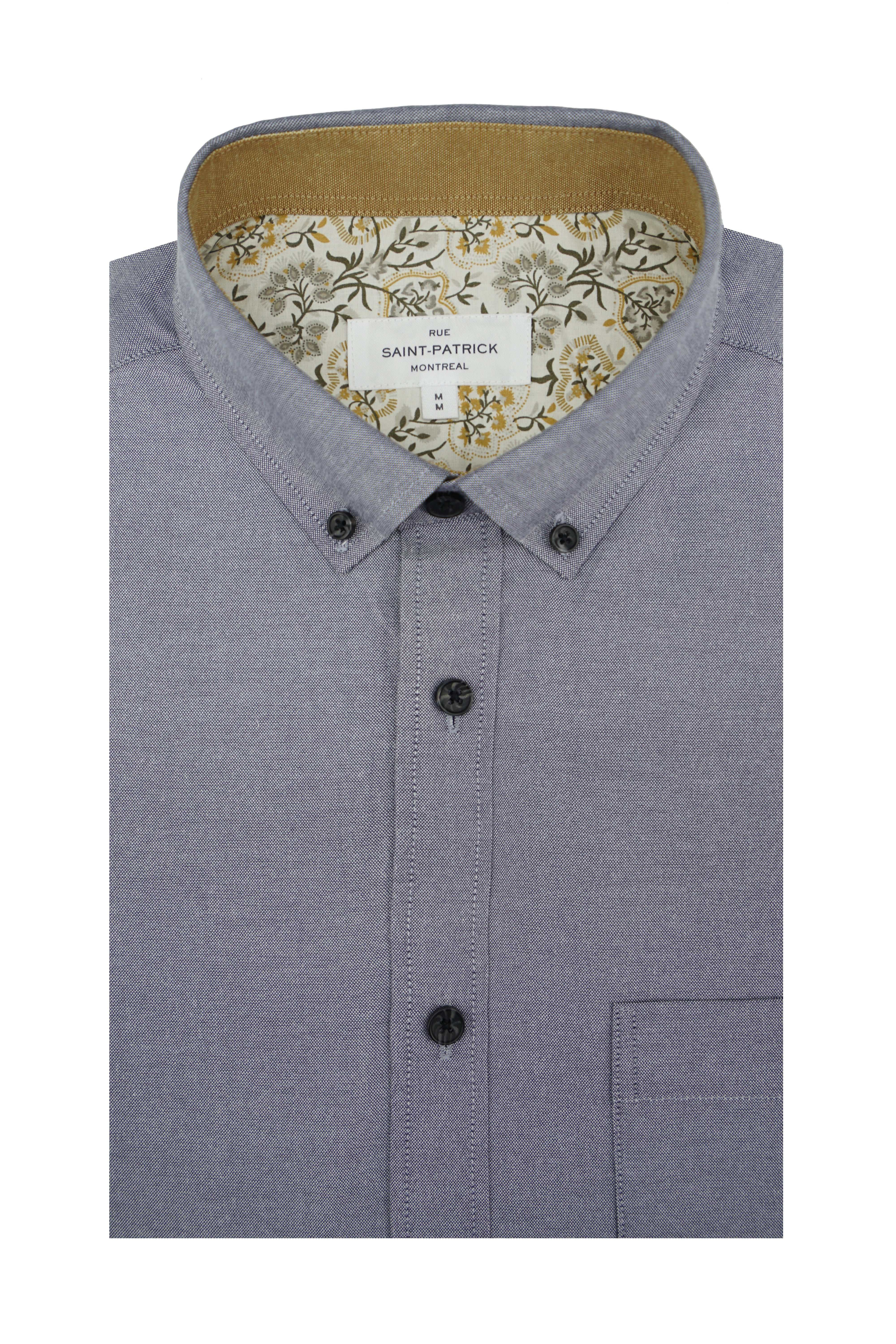 Chemise Oxford facile d'entretien Obregon en gris ardoise