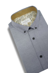 Chemise Oxford facile d'entretien Obregon en gris ardoise