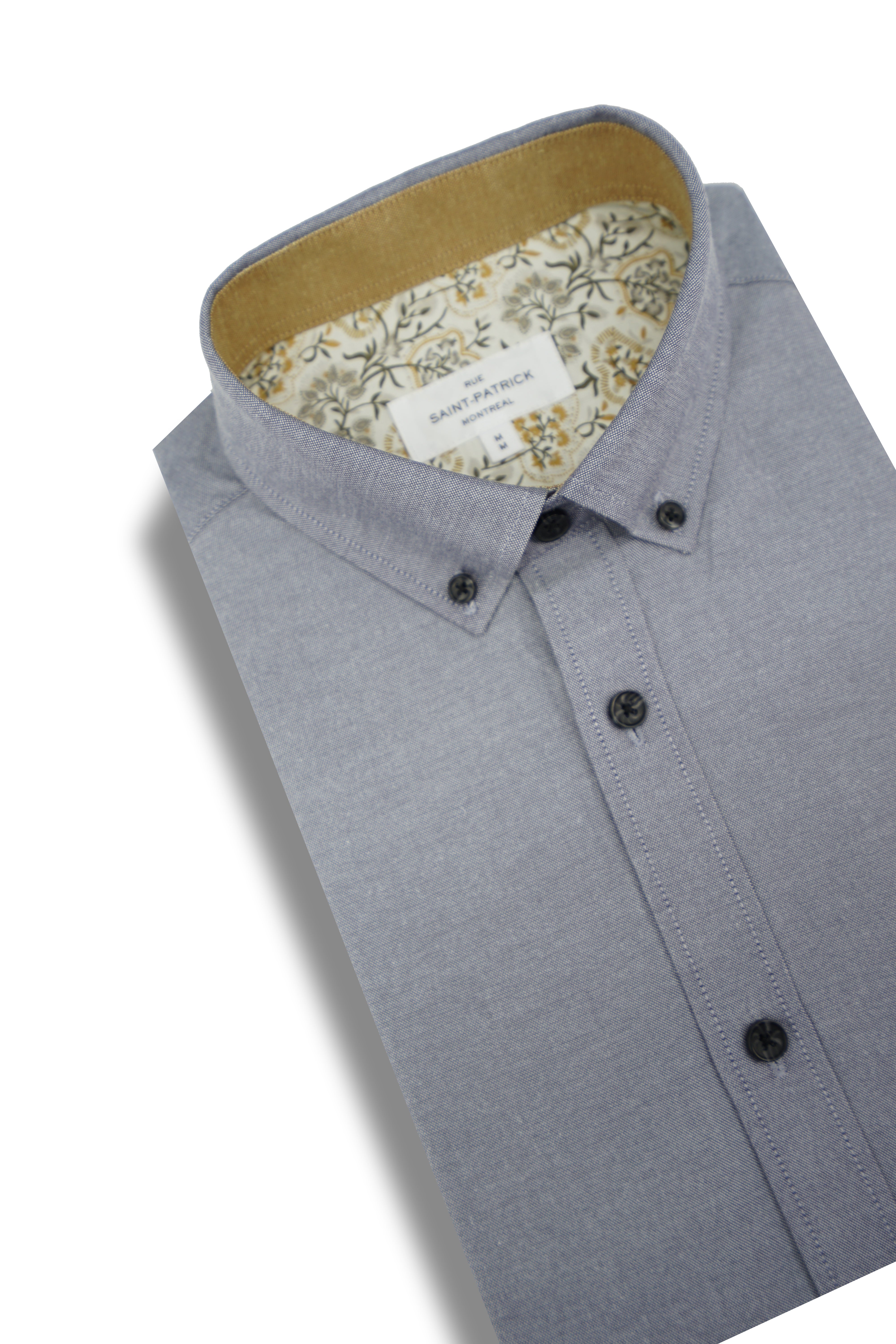 Chemise Oxford facile d'entretien Obregon en gris ardoise