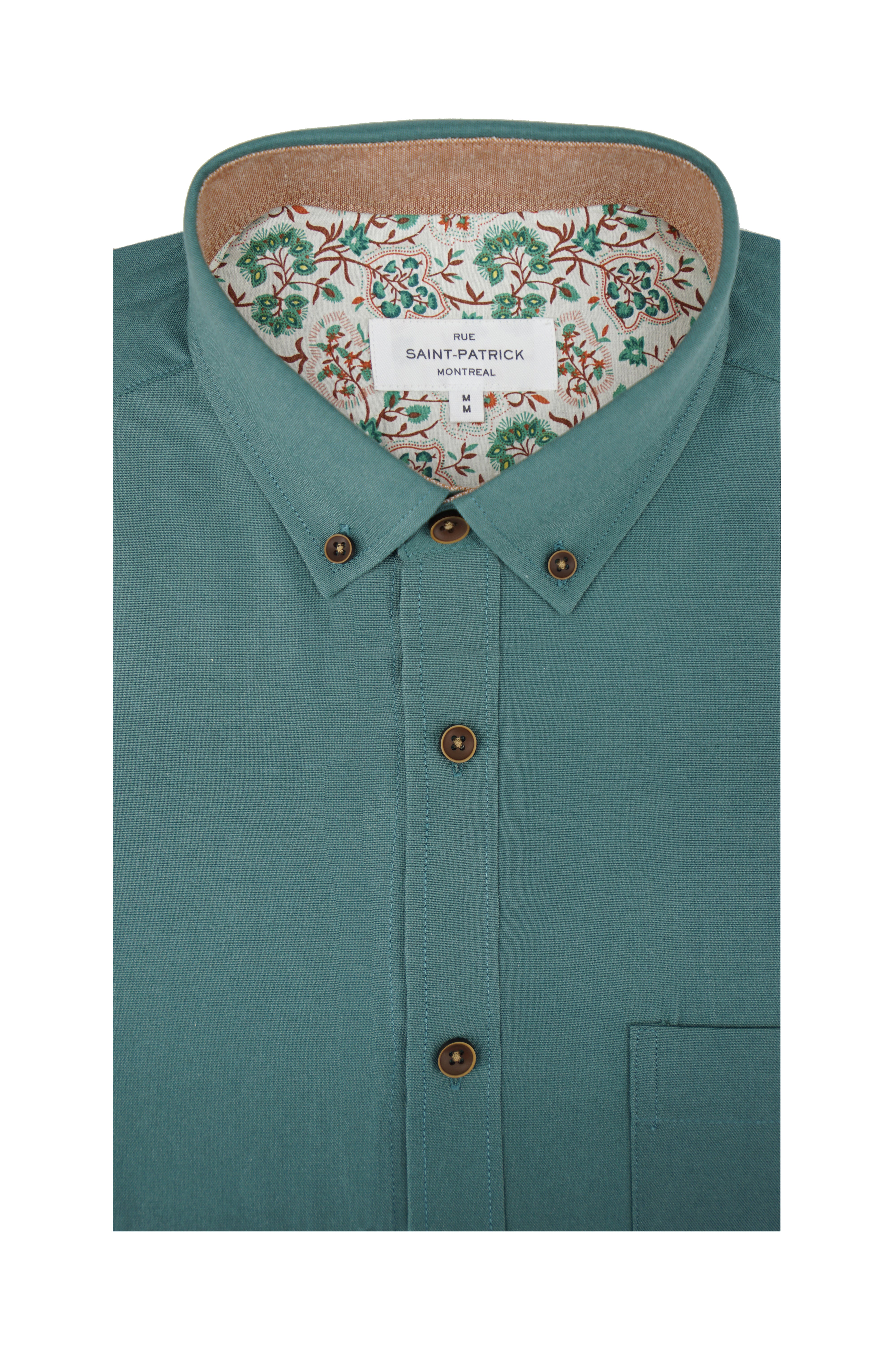 Chemise Oxford facile d'entretien Concordia en vert mer d'Arabie