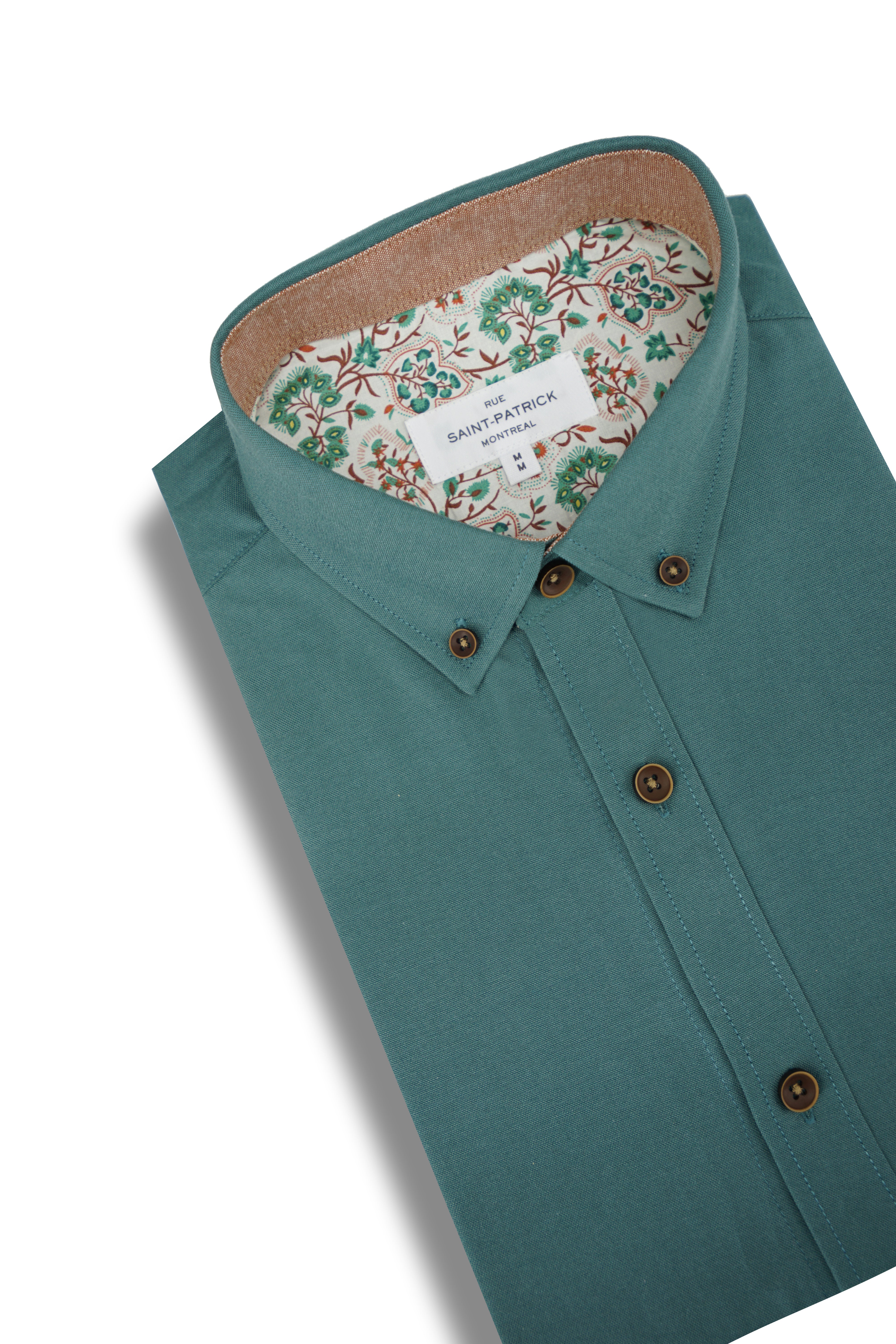 Chemise Oxford facile d'entretien Concordia en vert mer d'Arabie