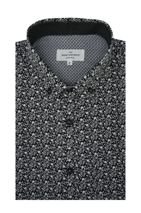 Kirkcaldy Shirt in Black and White