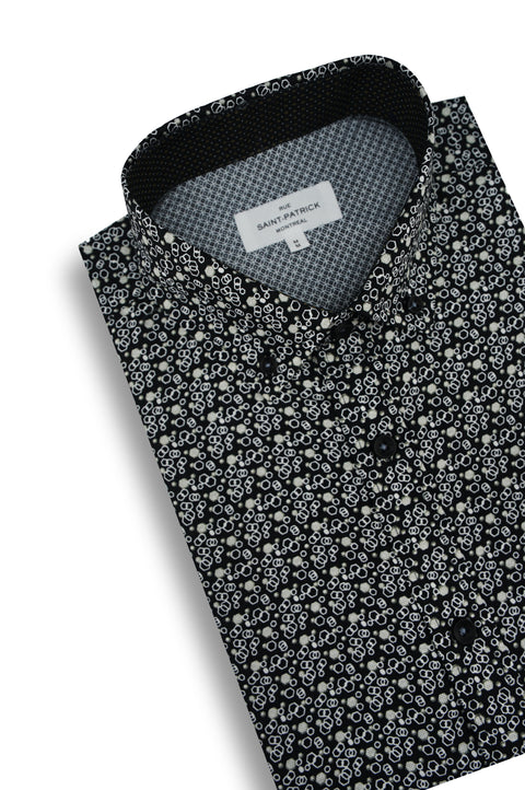 Kirkcaldy Shirt in Black and White