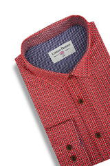 Chemise Lublin rouge cramoisi