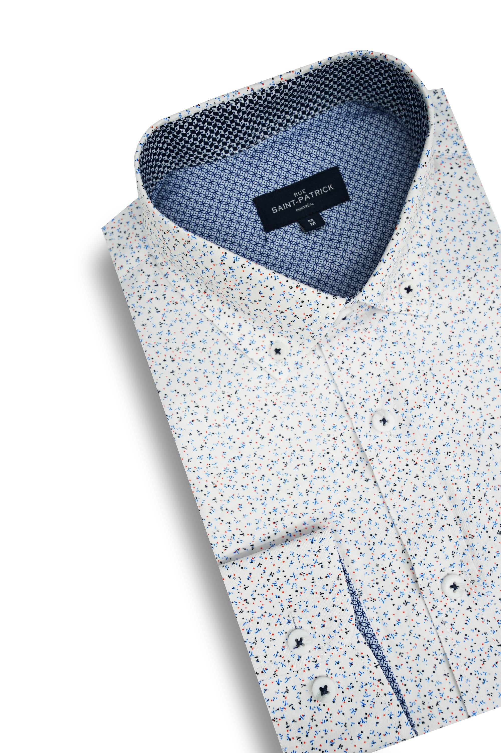Chemise infroissable Brussels en blanc
