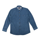 Calgary Corduroy Overshirt in Airforce Blue