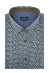 Chemise en popeline Essen en bleu nuit