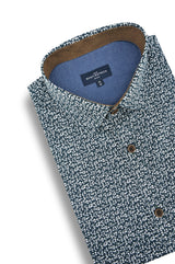 Chemise en popeline Essen en bleu nuit