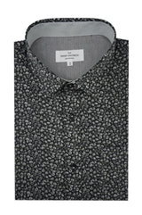 Chemise en popeline Aachen en anthracite