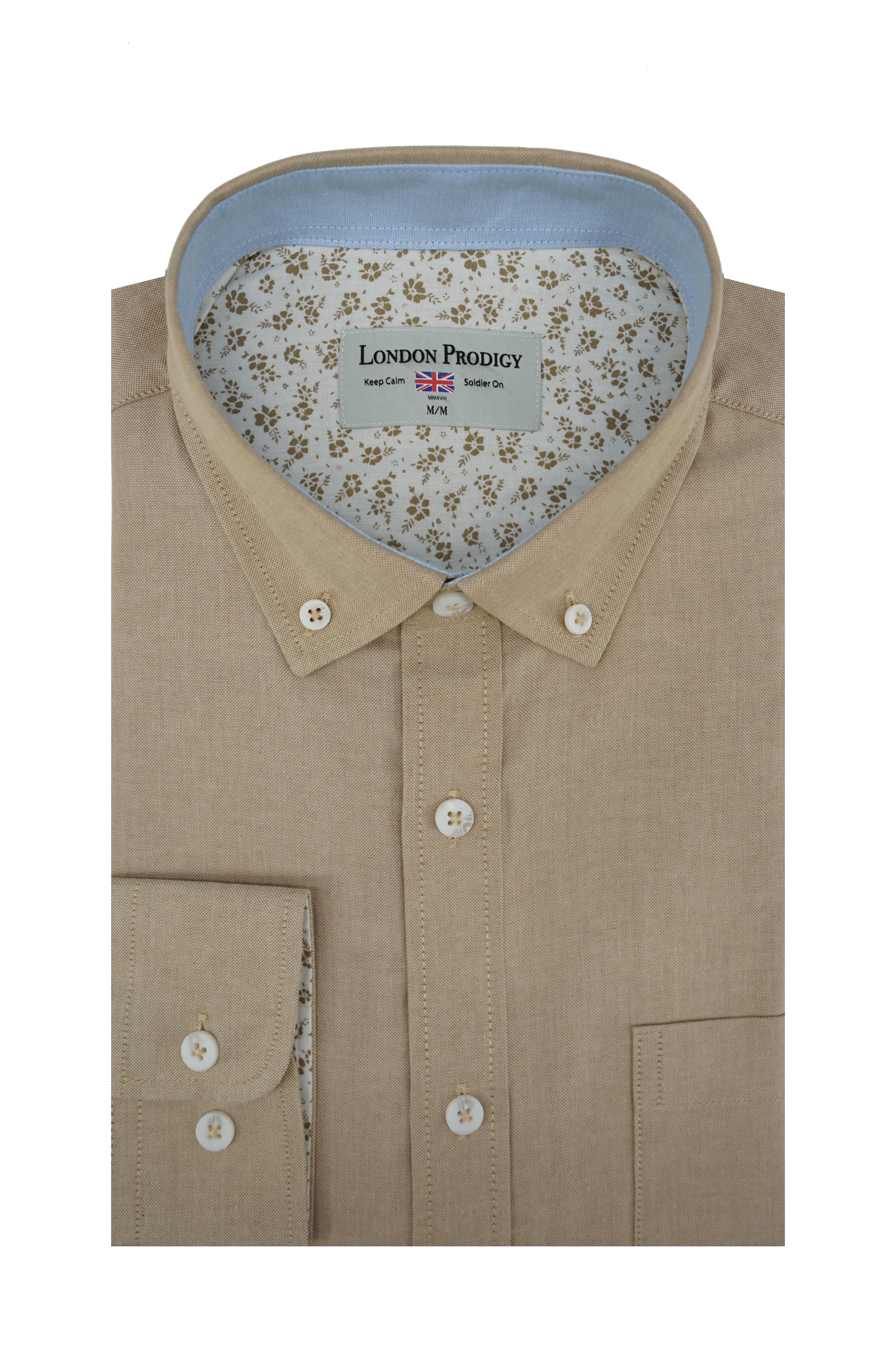 Chemise facile d'entretien Lakewood en beige