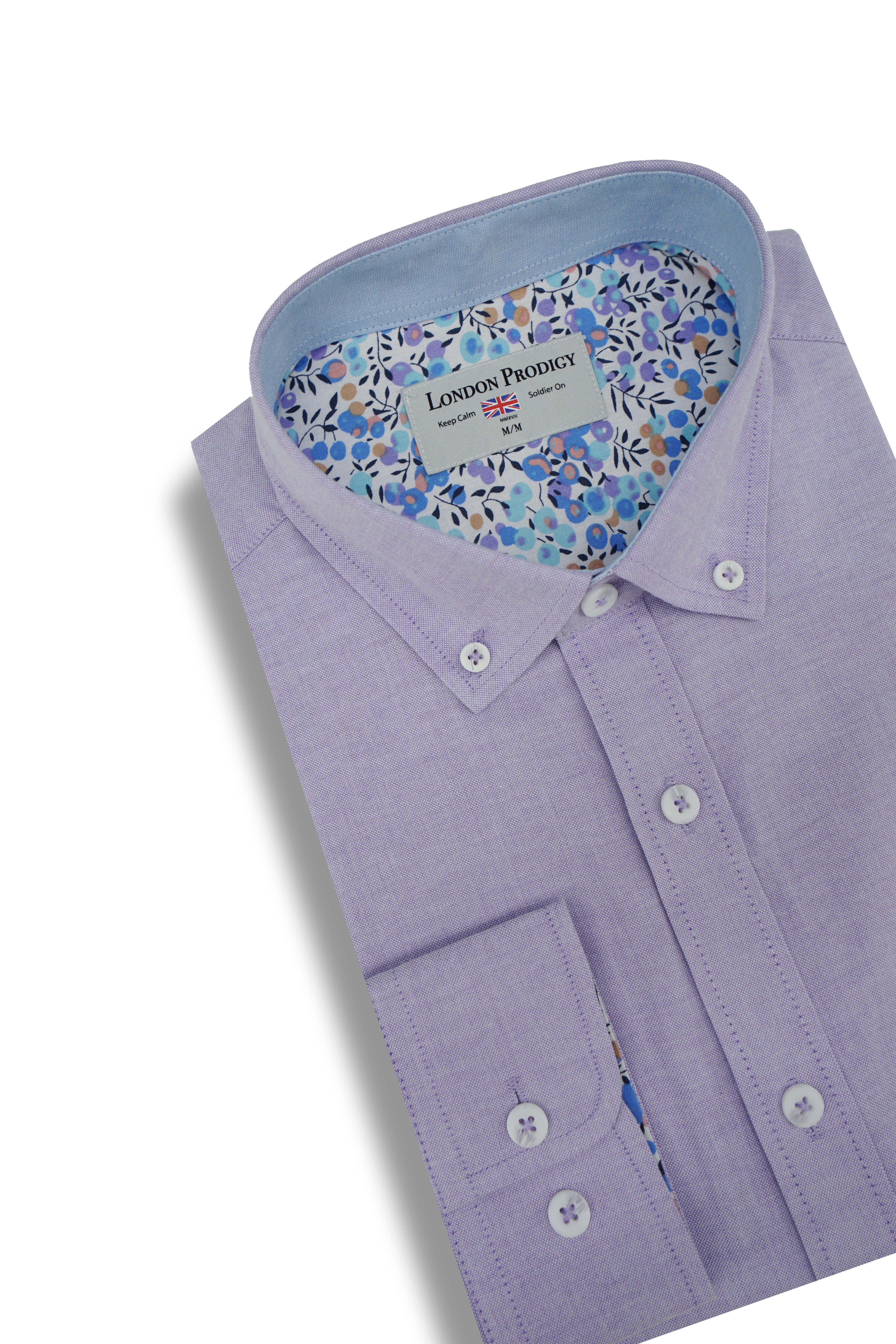 Chemise Aurora facile d'entretien en lilas