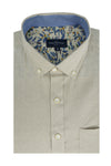 Mowbray Linen Blend Short Sleeve Shirt in Natural