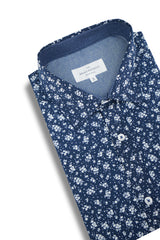 Chemise en popeline Bayreuth bleu Saint-Patrick