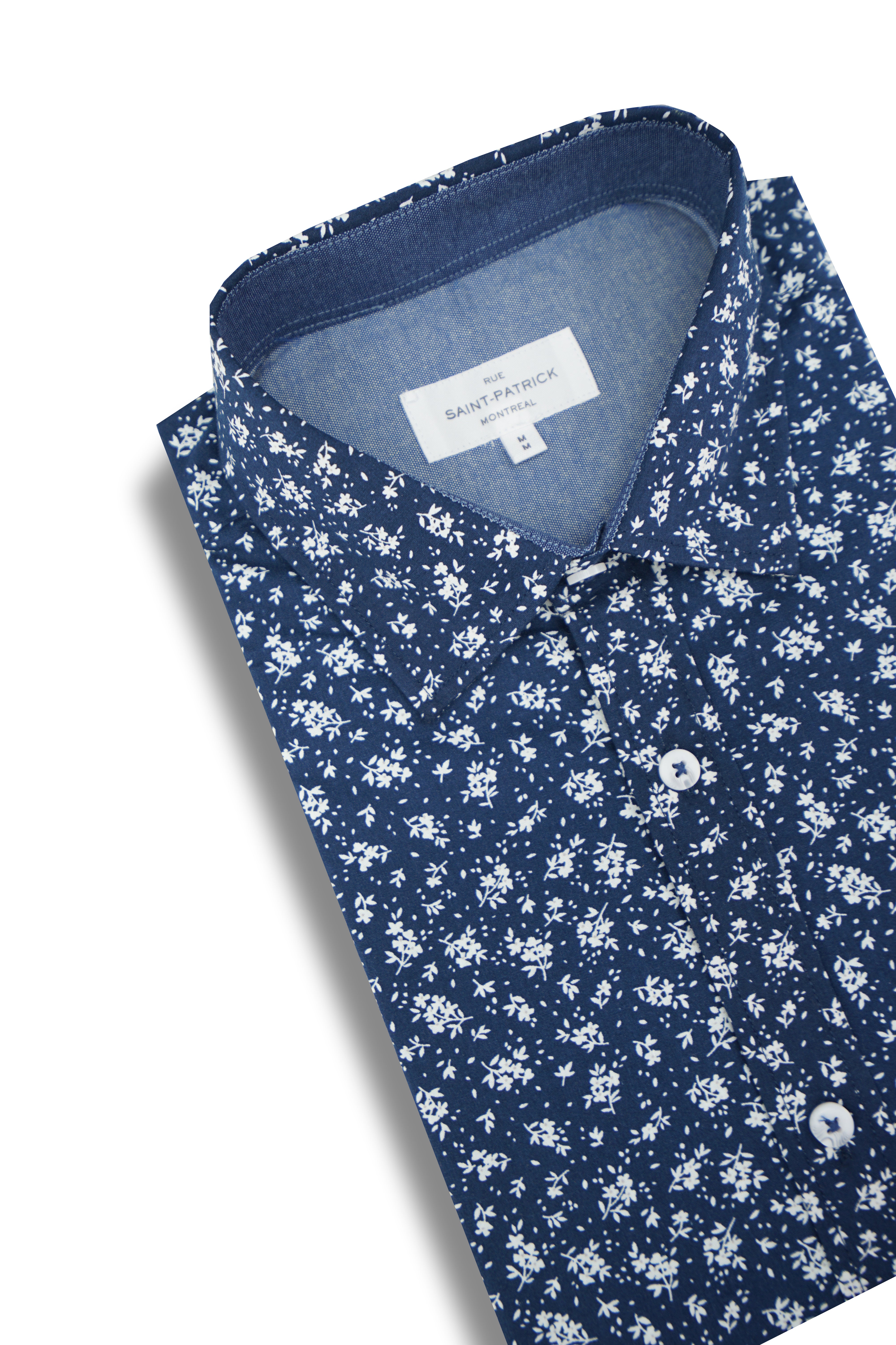 Chemise en popeline Bayreuth bleu Saint-Patrick