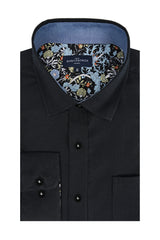 Chemise Oxford extensible Antrim en noir