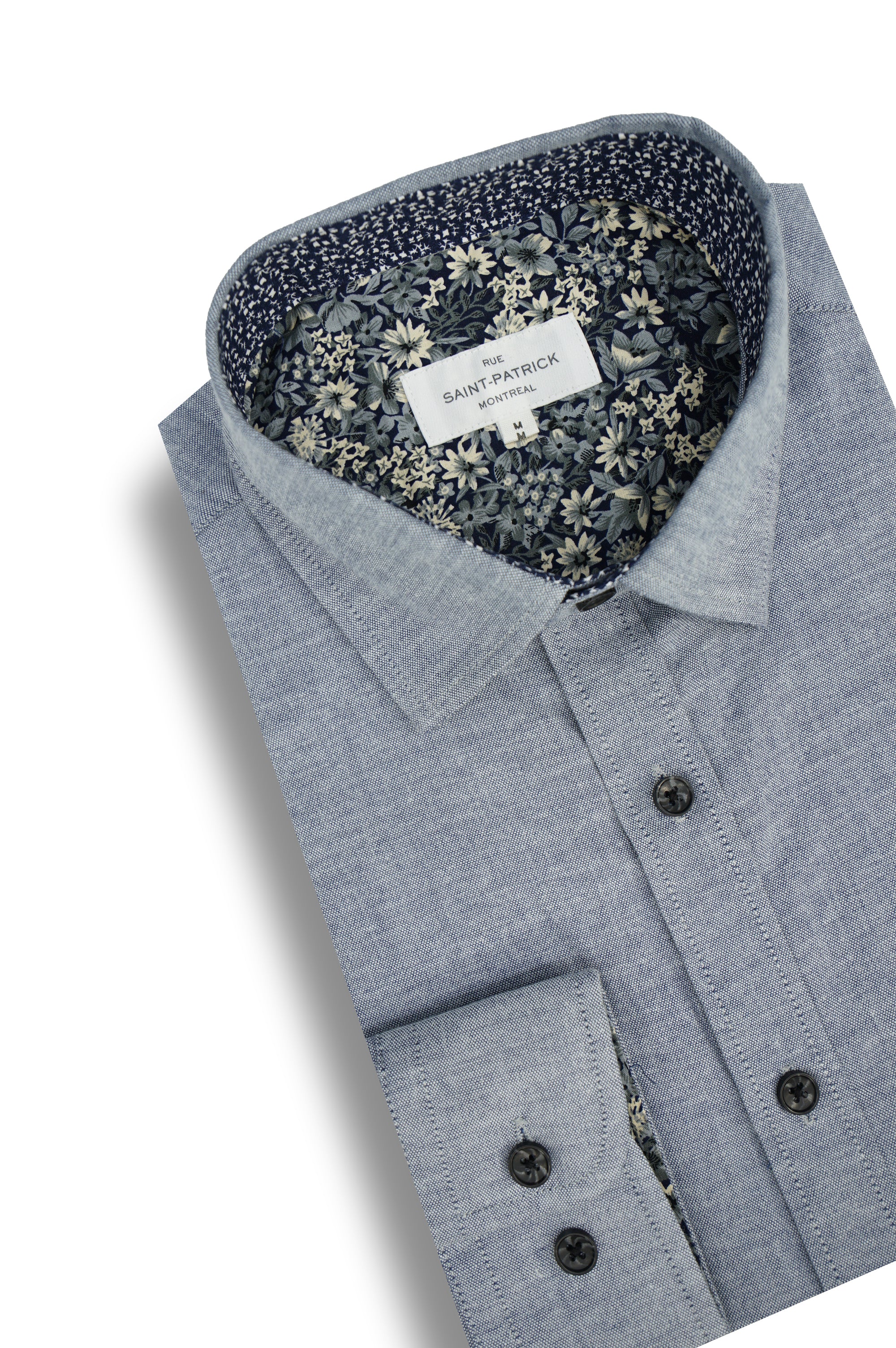 Chemise Oxford extensible Winchester en bleu ardoise