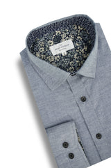 Chemise Oxford extensible Winchester en bleu ardoise