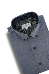 Chemise Oxford extensible Winchester en bleu ardoise