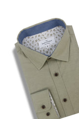 Kensington Stretch Oxford Shirt in Sandcastle