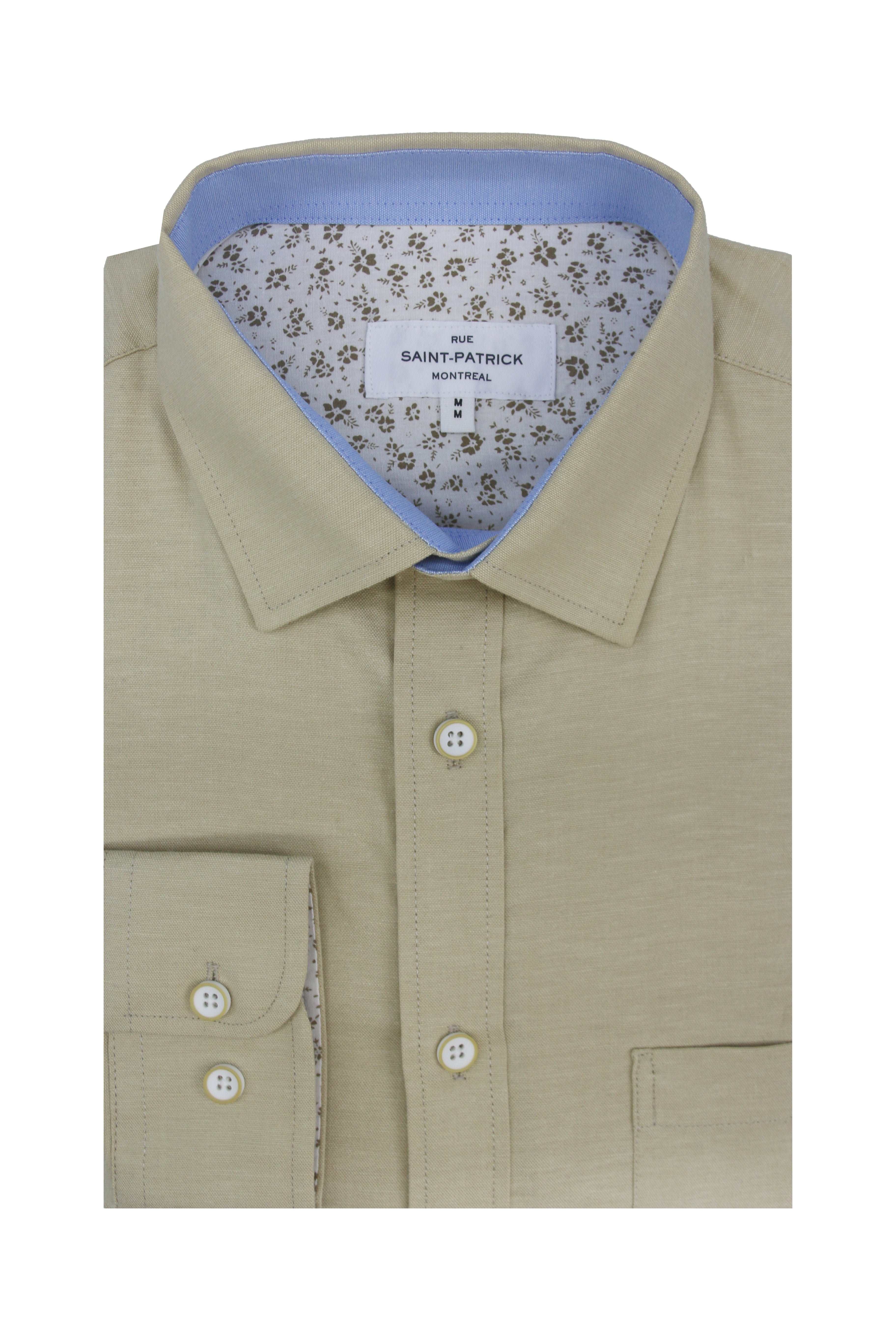 Antrim Stretch Oxford Shirt in Bone