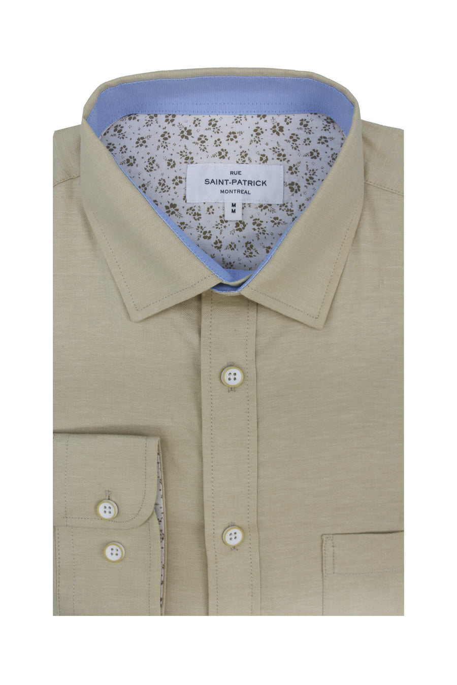 Chemise Oxford extensible Antrim couleur os