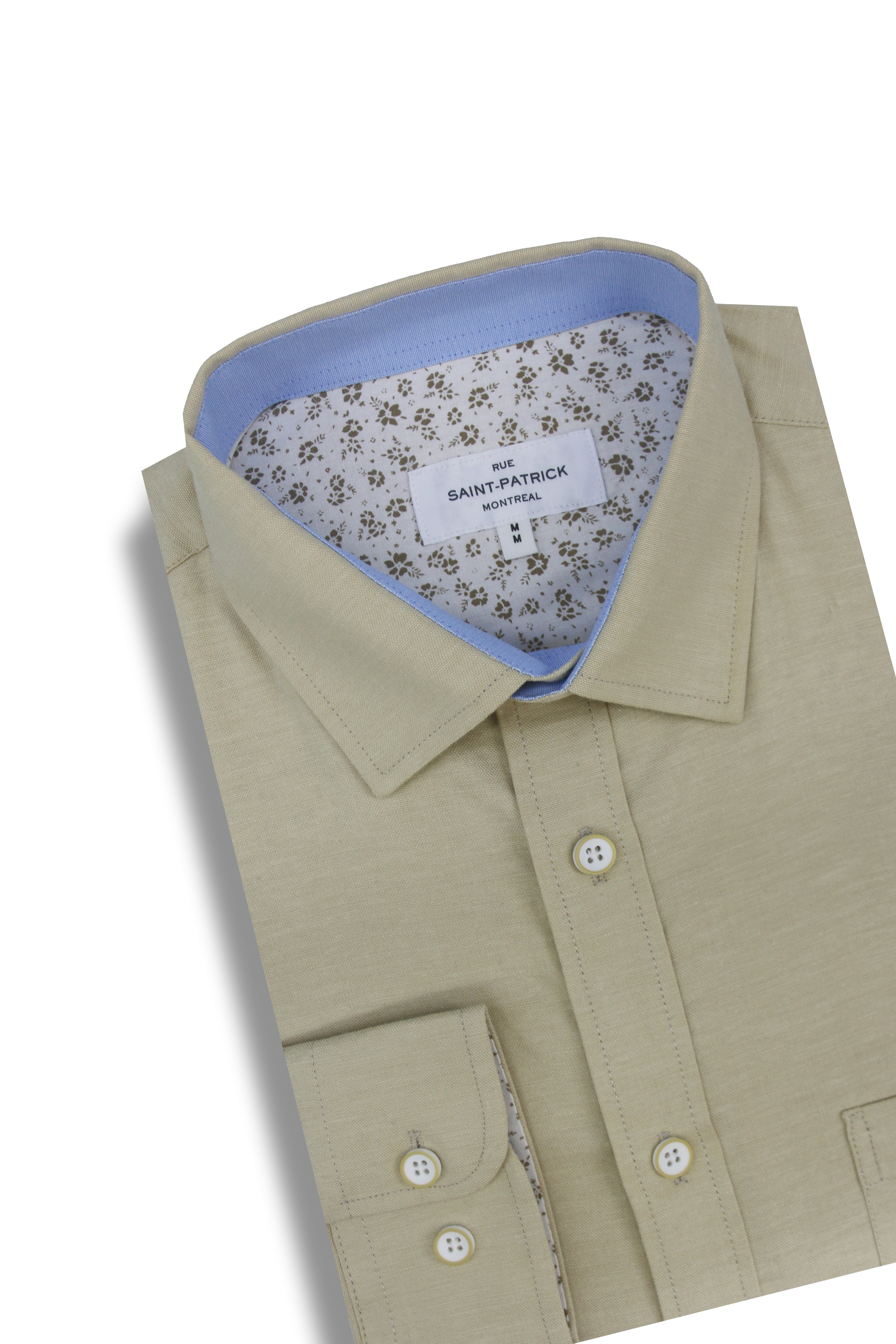 Antrim Stretch Oxford Shirt in Bone
