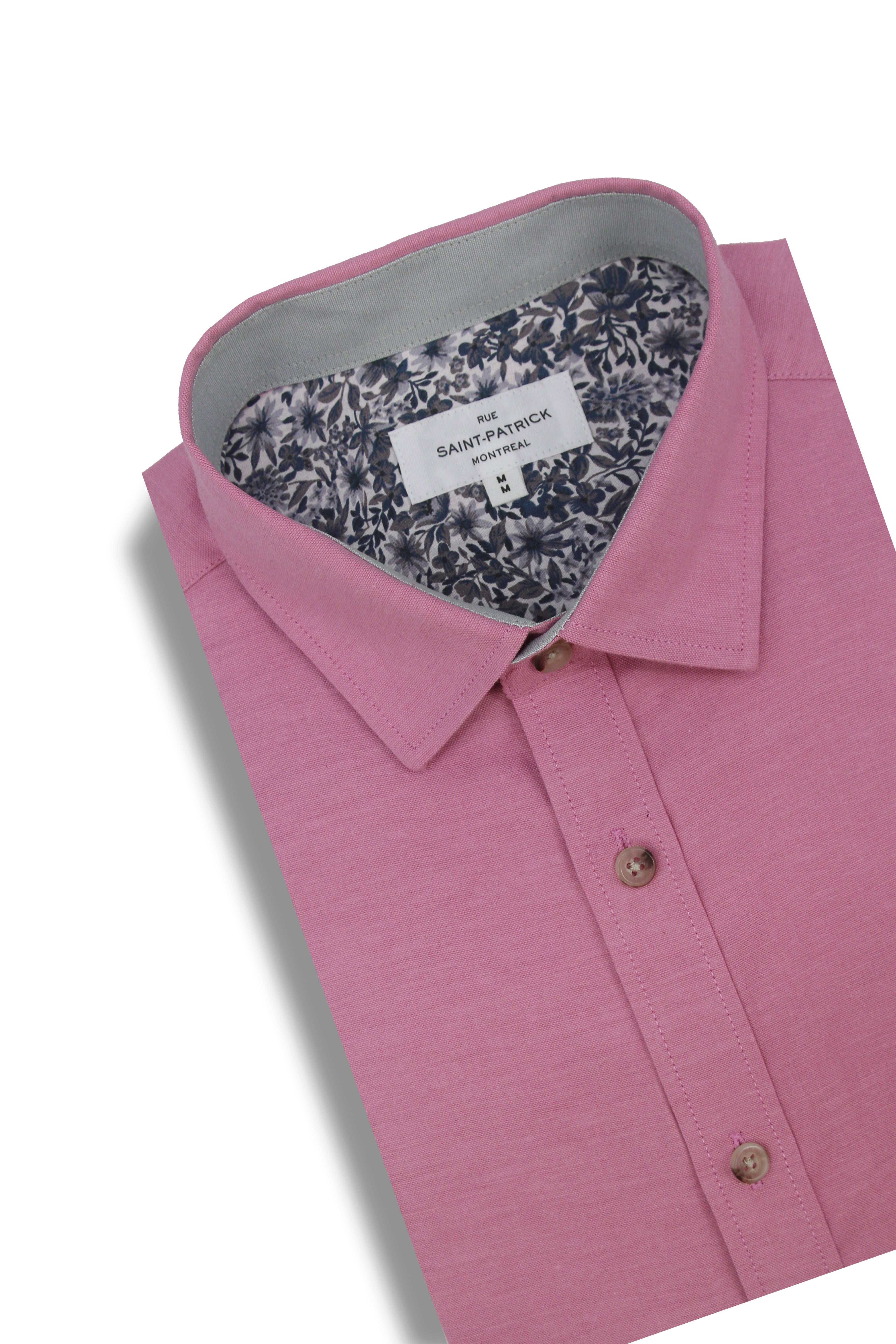 Leighton Stretch Oxford Shirt in Soft Rose
