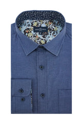 Franklin Stretch Oxford Shirt in Navy