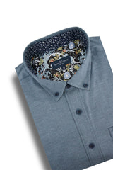 Chemise Oxford extensible Athenry en bleu égéen