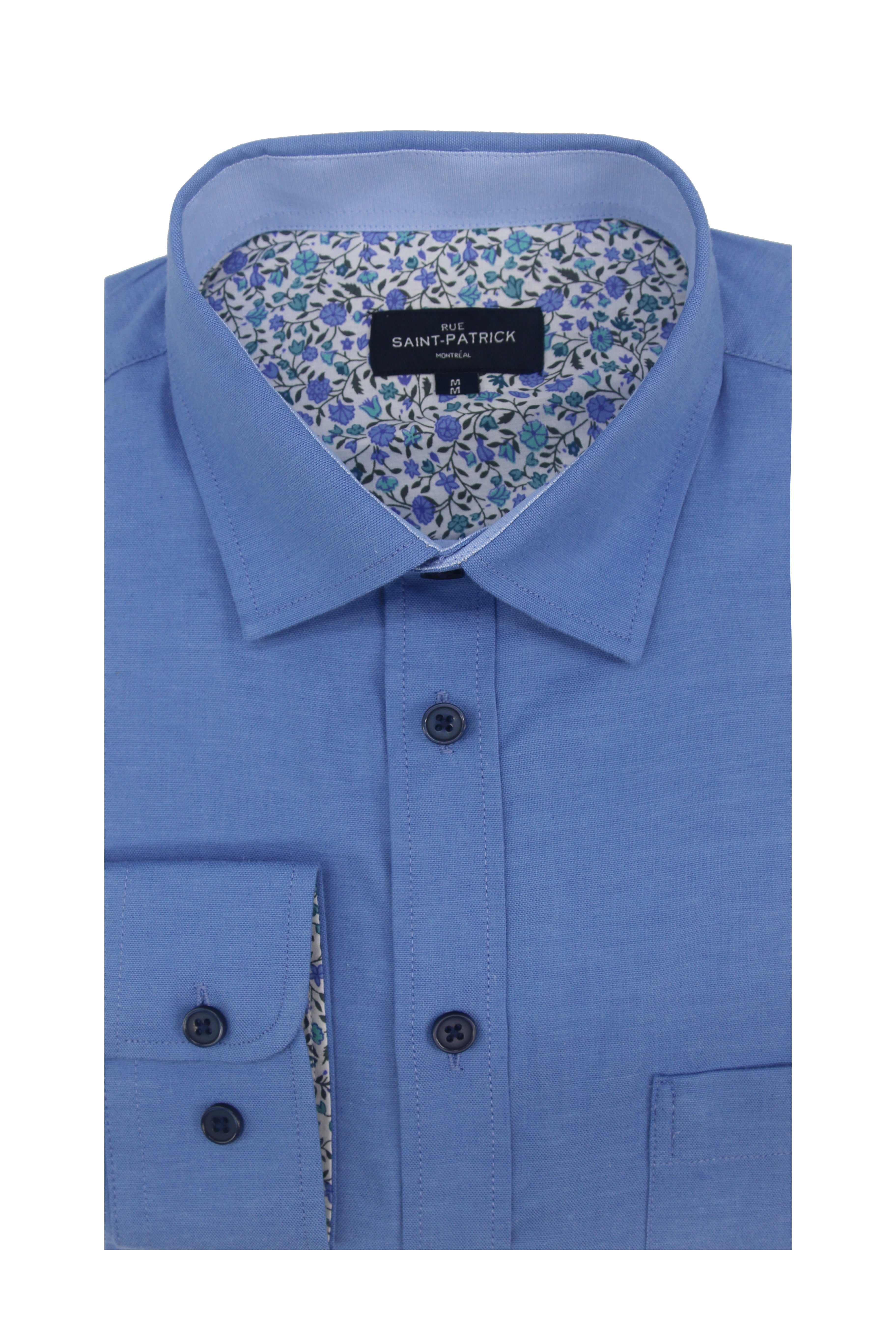 Avondale Stretch Oxford Shirt in Cornflower Blue