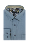 Chemise Oxford extensible Antrim couleur Bluestone