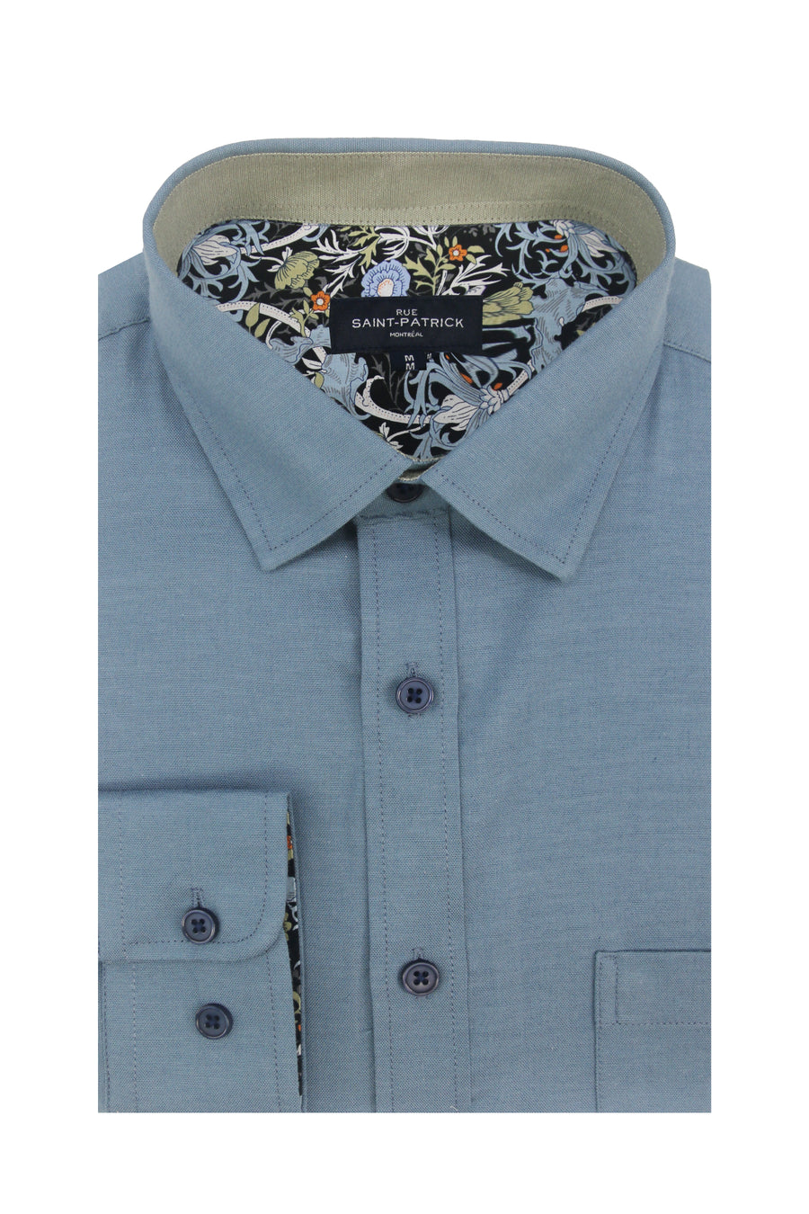Chemise Oxford extensible Antrim couleur Bluestone