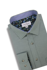Chemise Oxford extensible Guildford en Aqua Scutum