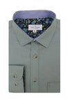 Chemise Oxford extensible Guildford en Aqua Scutum