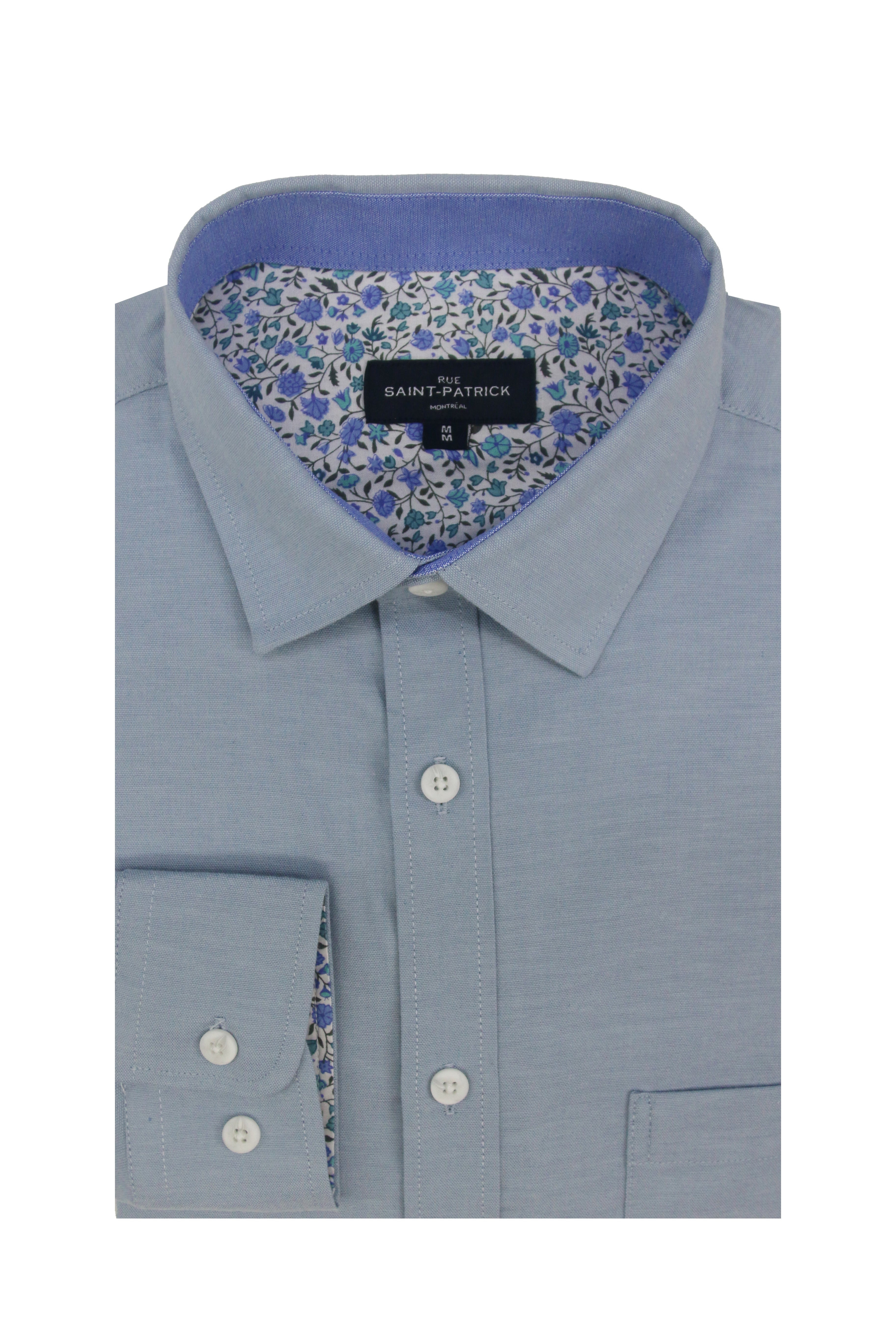 Thornwood Stretch Oxford Shirt in Iceberg Blue