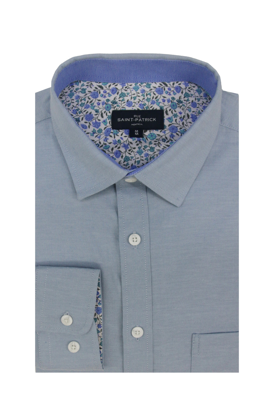 Chemise Oxford extensible Thornwood, couleur bleu glacier