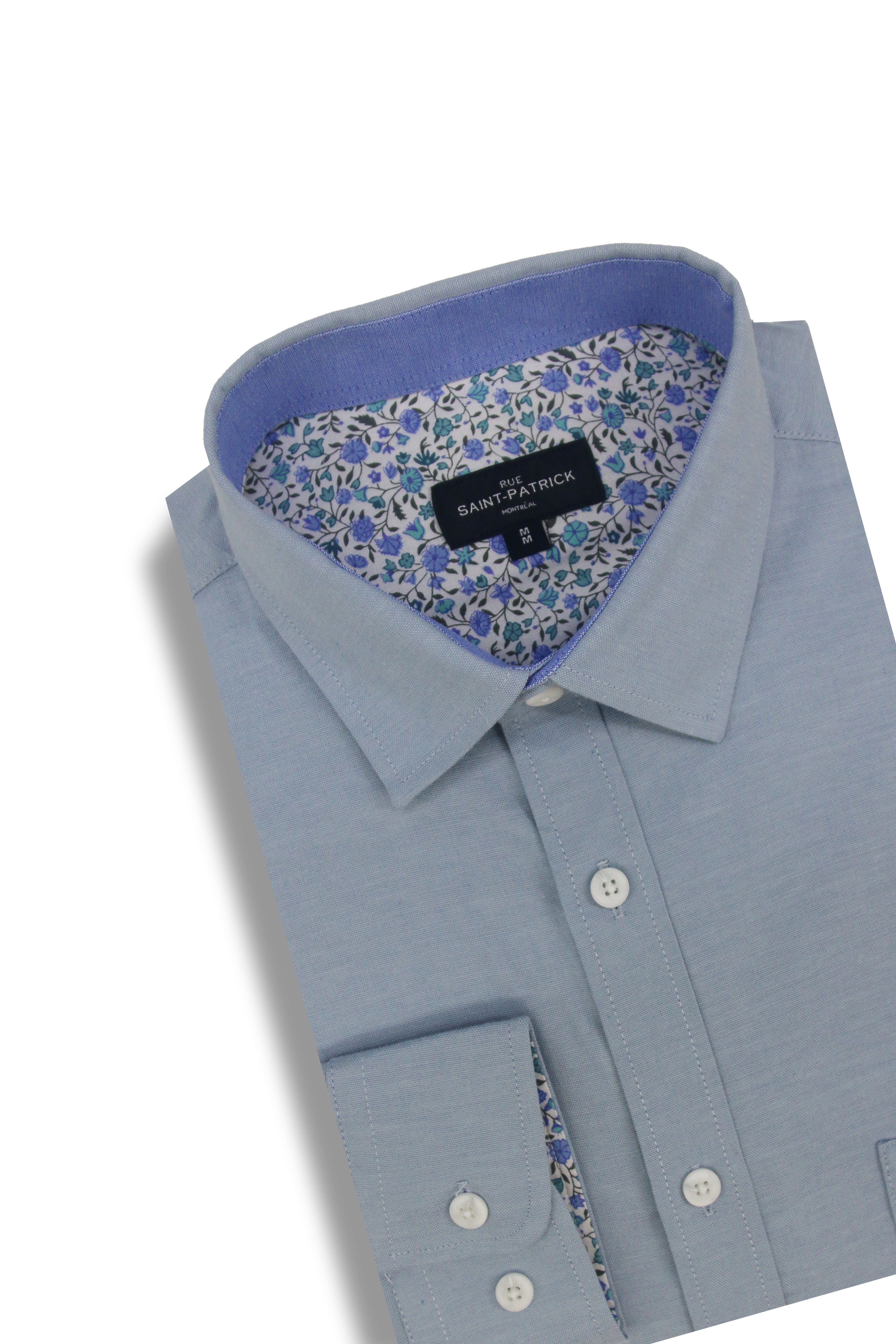 Thornwood Stretch Oxford Shirt in Iceberg Blue