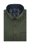 Chemise Oxford extensible Leicester en genévrier